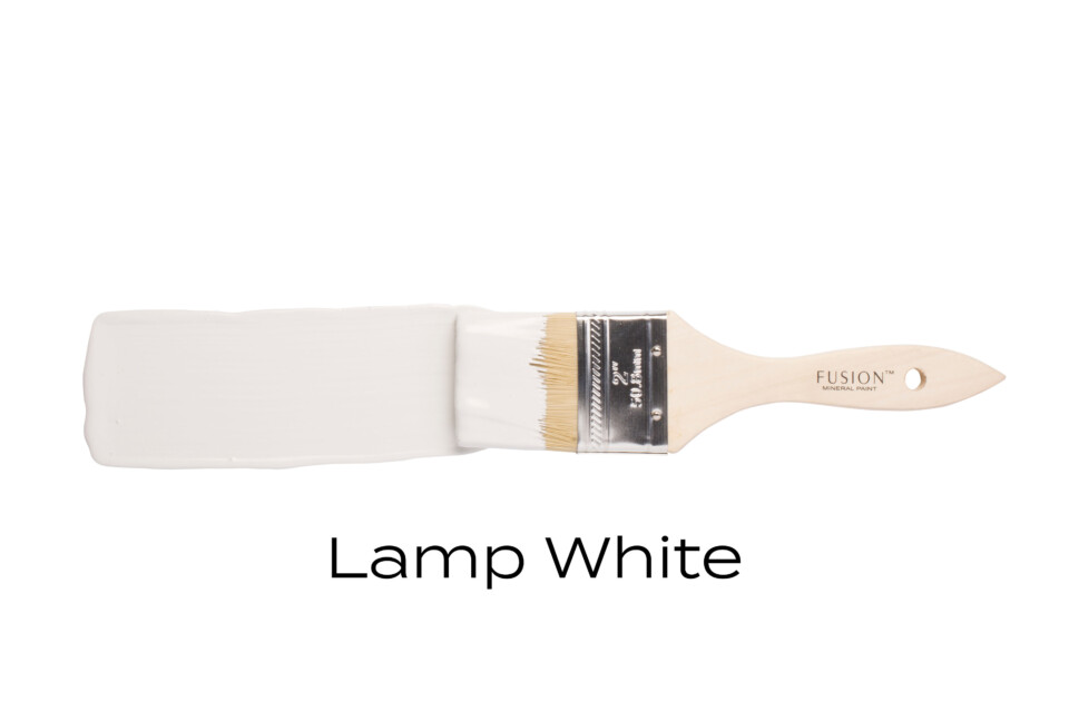 paint stroke of lamp white