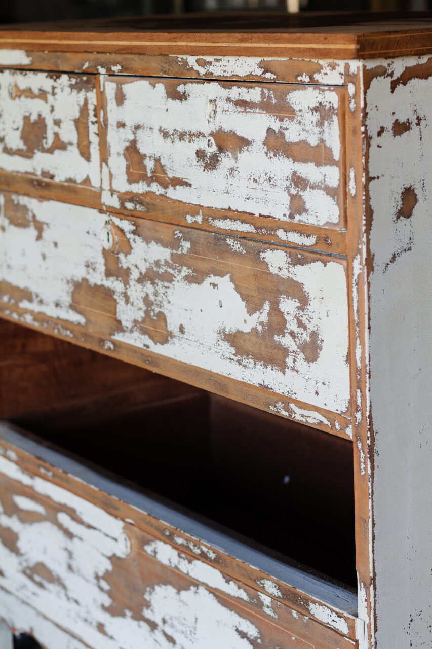 sanded dresser