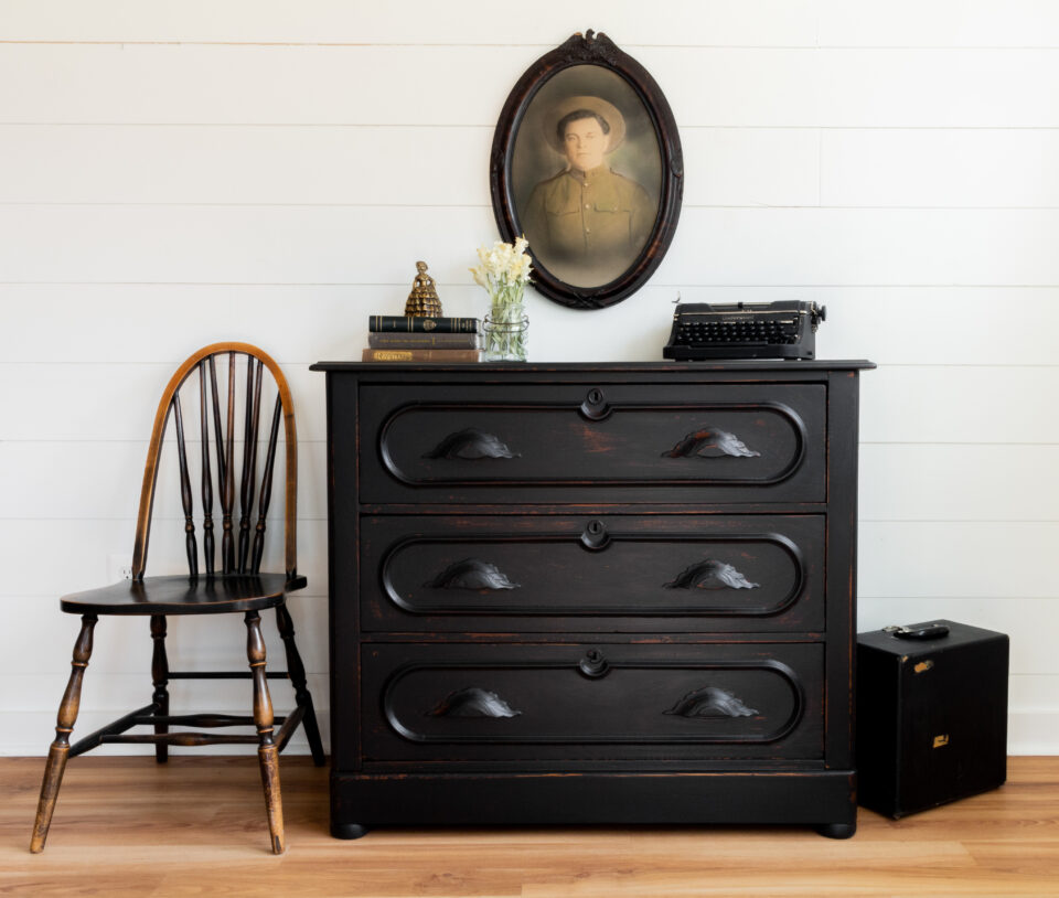 Coal Black furniture flip