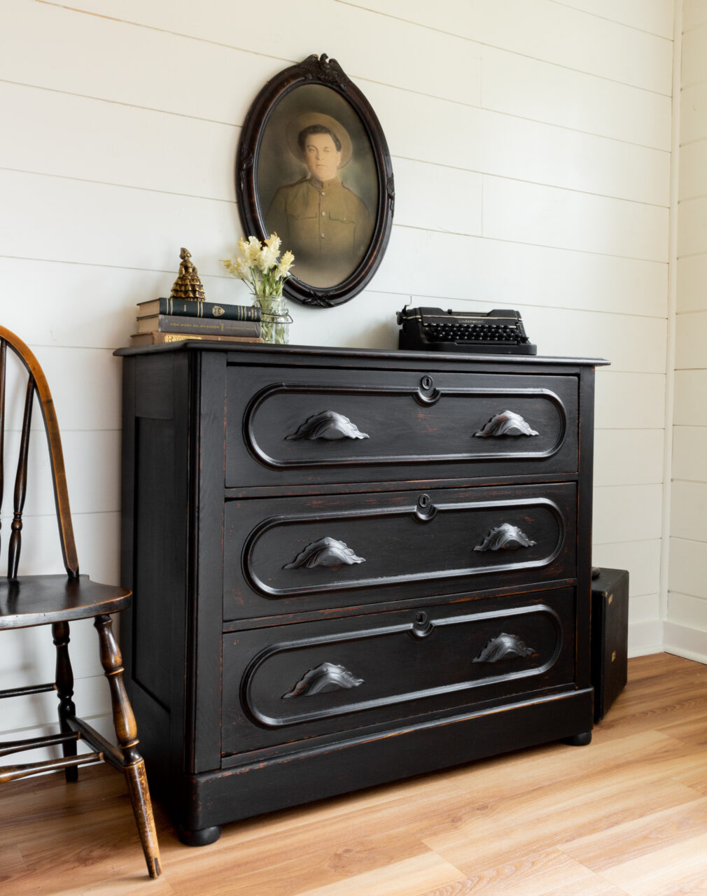 Coal Black furniture flip