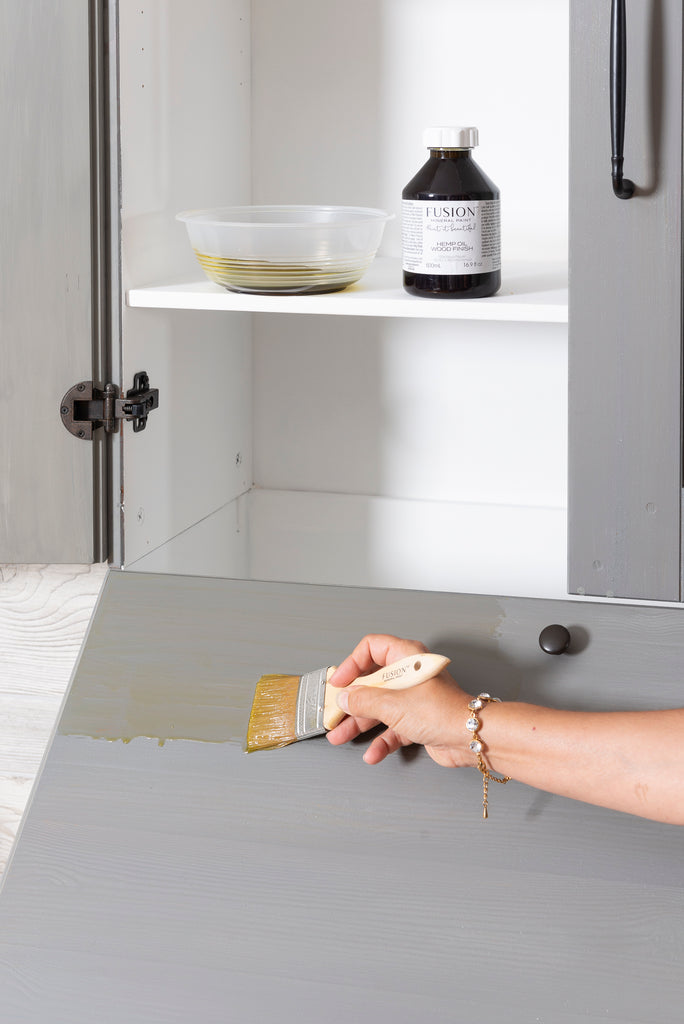 hemp oil sitting in desk of Ikea Hack: Transform Your Work From Home Desk