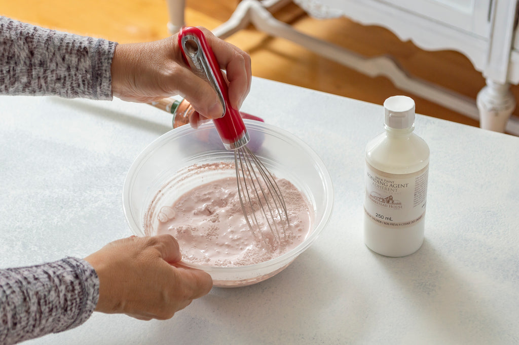 mixing milk paint