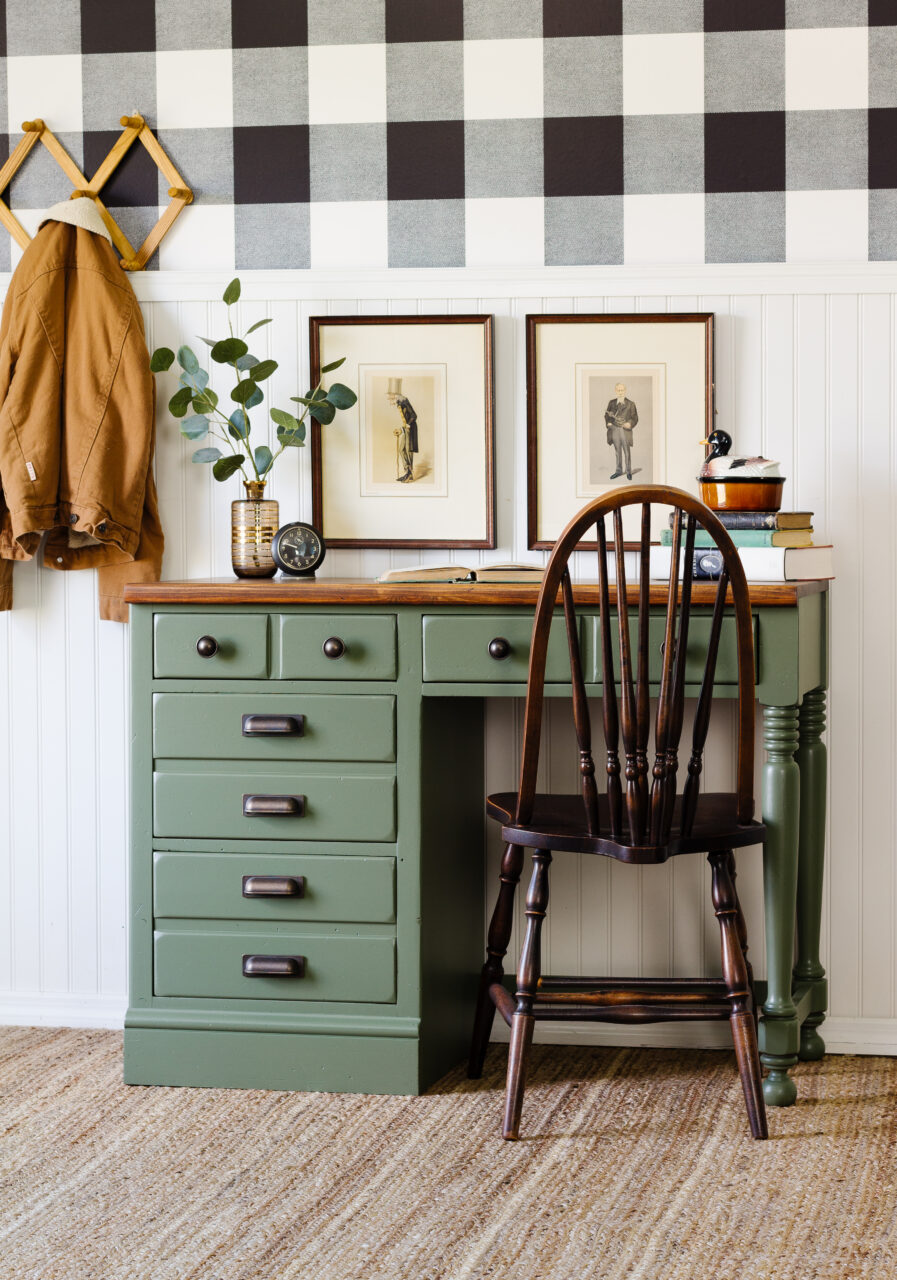 Bayberry Rustic Desk Makeover