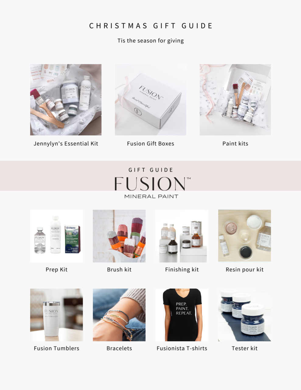 Fusion Mineral Paint Gift Guide