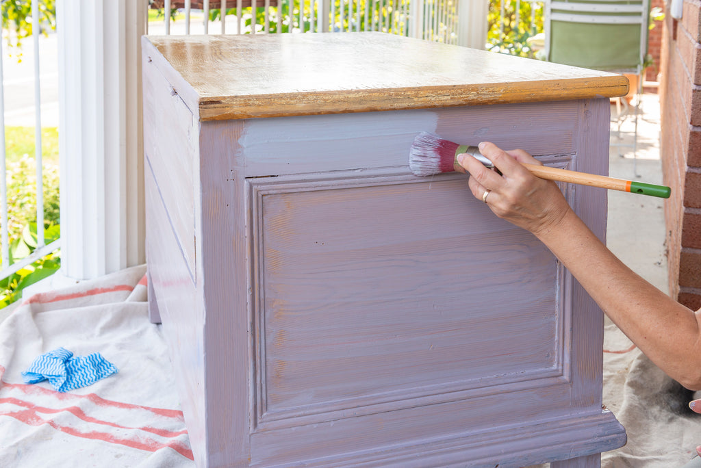 Pine Blanket Chest Gets a Boho Makeover