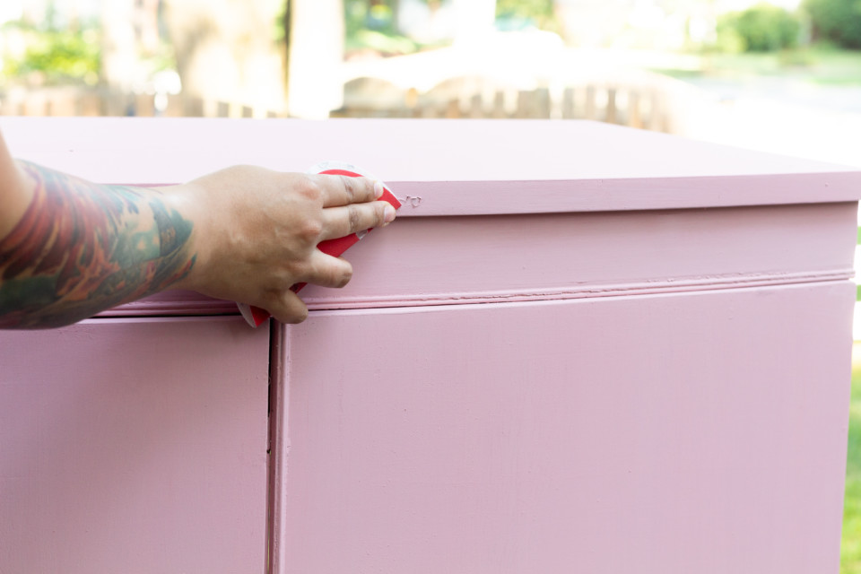 Dresser Refresh in Millennial Pink