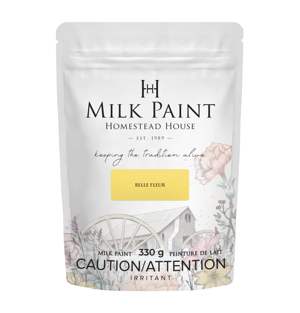 bag of Belle fleur milk paint