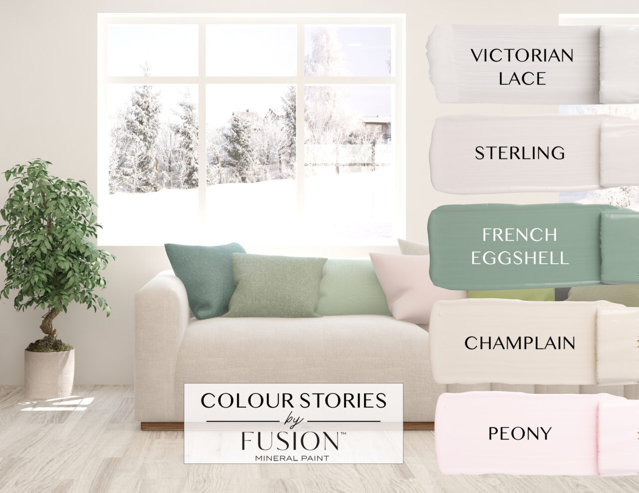 Fusion™ Mineral Paint January colour Story