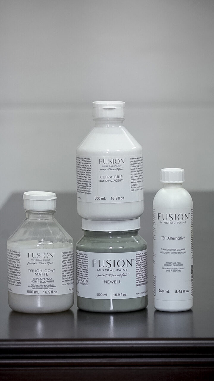 Supplies needed to paint your furniture with Fusion™ Mineral Paint 