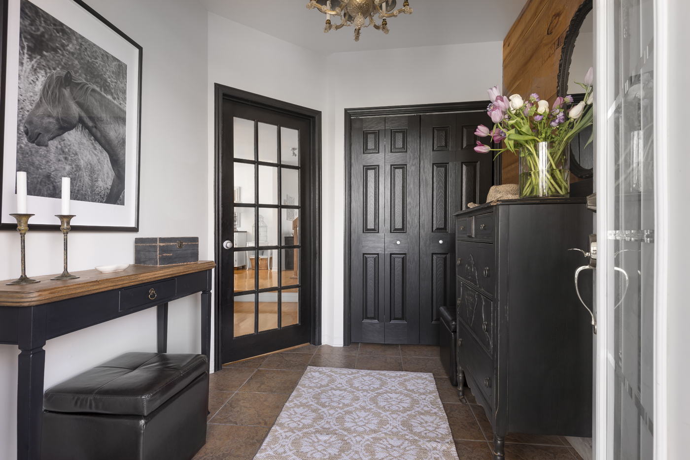 Coal Black Entryway - Fusion™ Mineral Paint