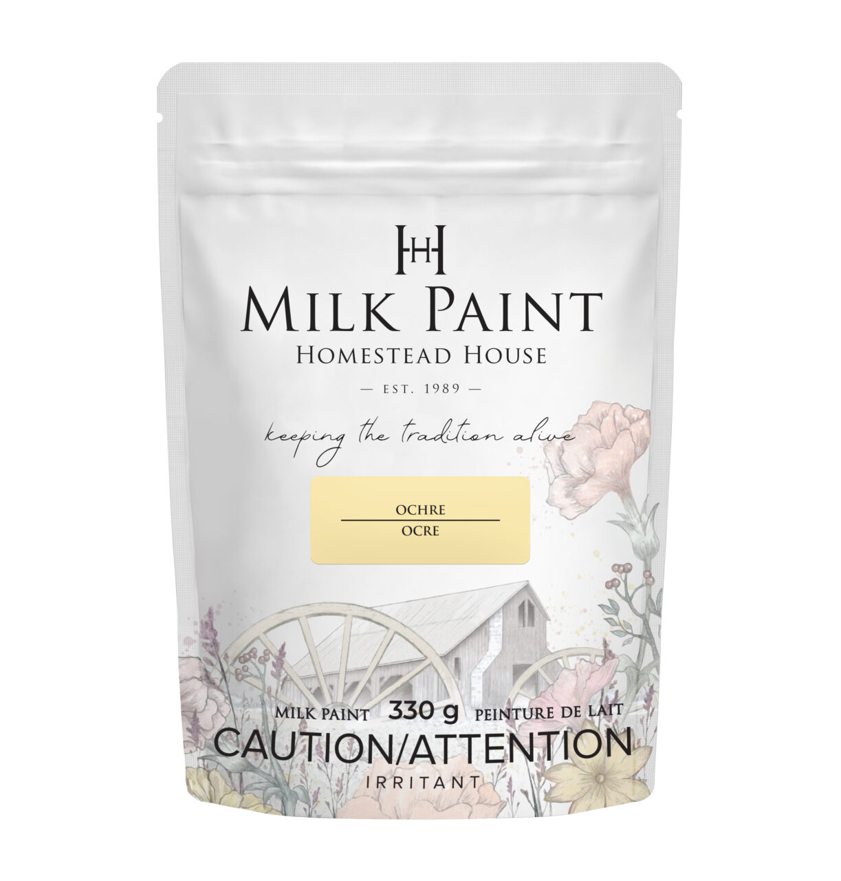 Bag of Homestead House Ochre Milk Paint