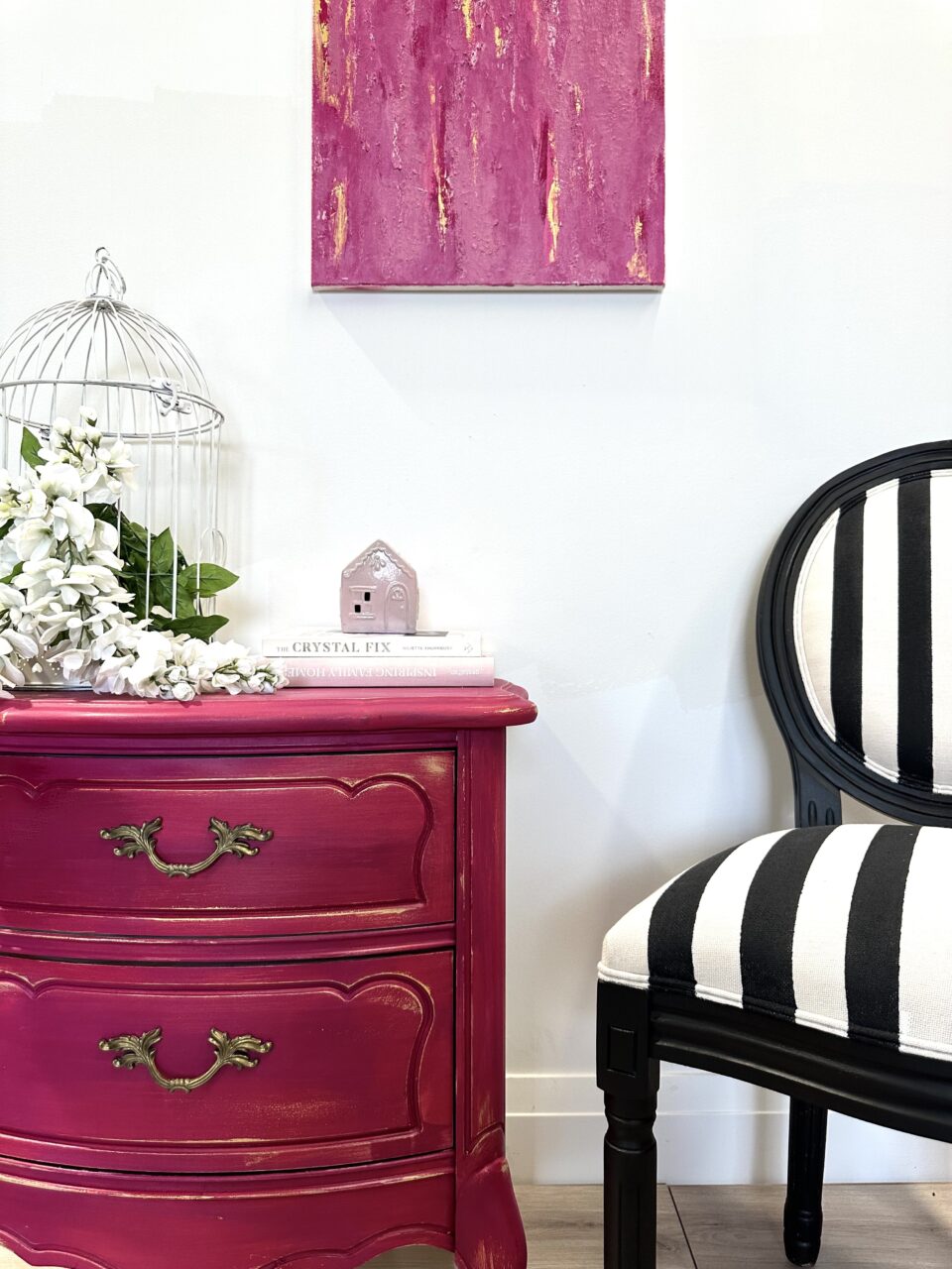 Barbie Trend-Inspired Nightstand Makeover