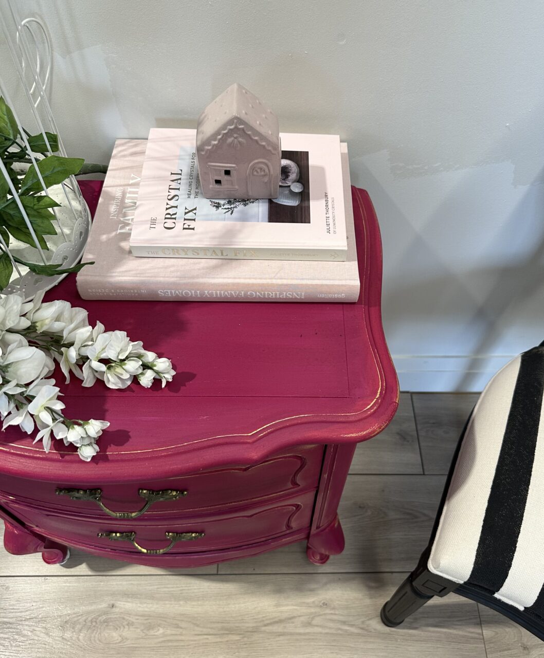 Barbie Trend-Inspired Nightstand Makeover