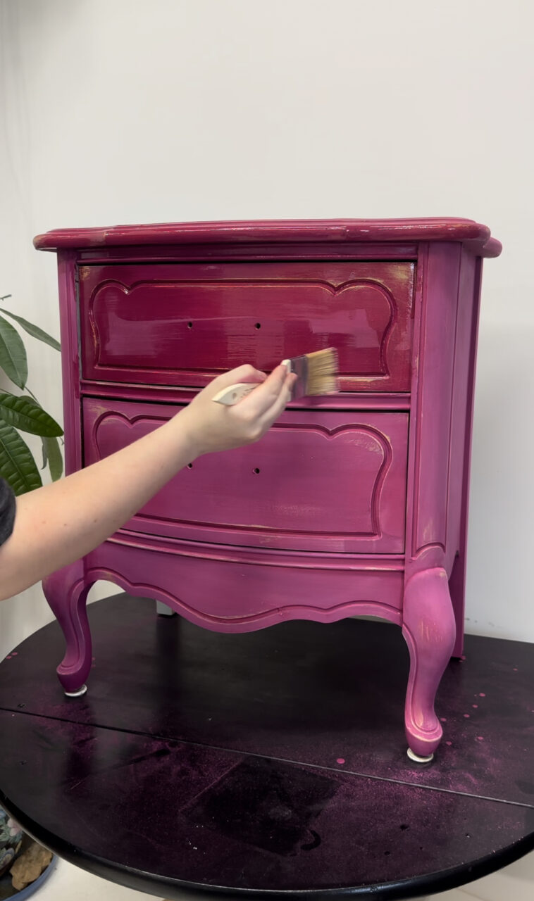 Barbie Trend-Inspired Nightstand Makeover