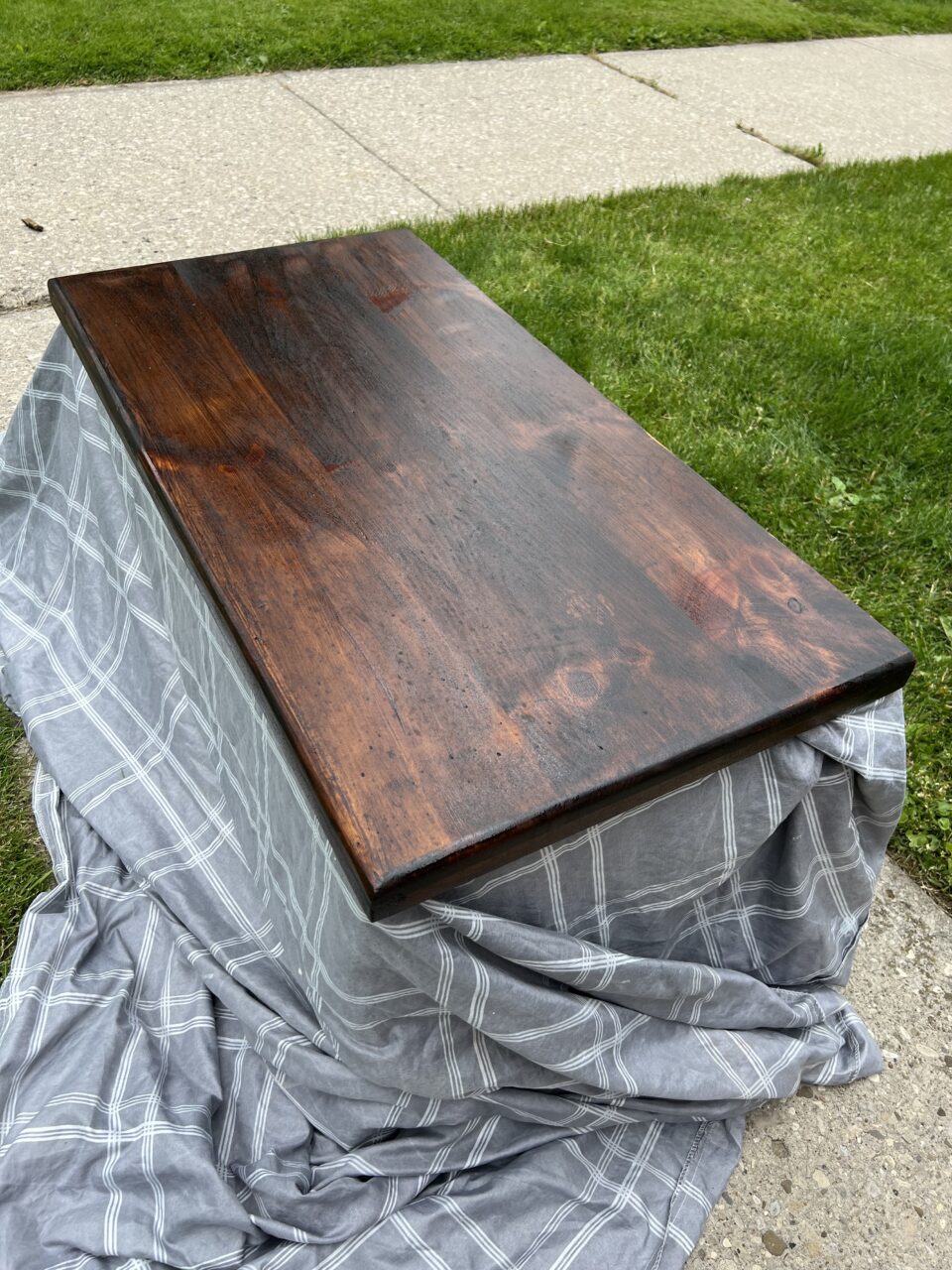 Fusion Mineral Paint Stain and Finishing Oil Walnut.