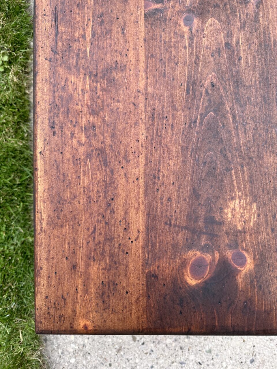 Fusion Mineral Paint Stain and Finishing Oil Walnut.