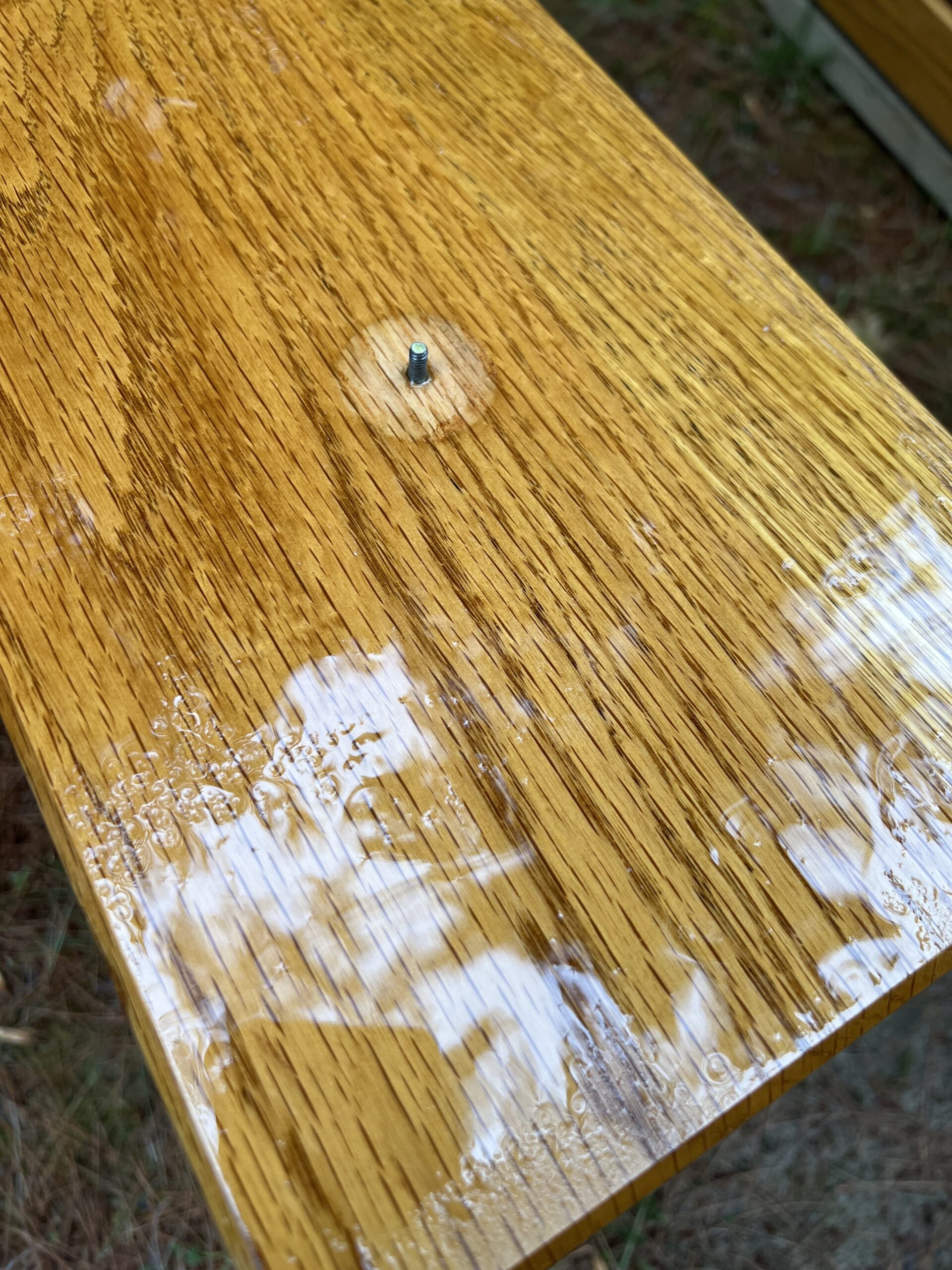 No More Orange Oak Dresser Makeover: A White Wash Fresh Take on a Tired ...