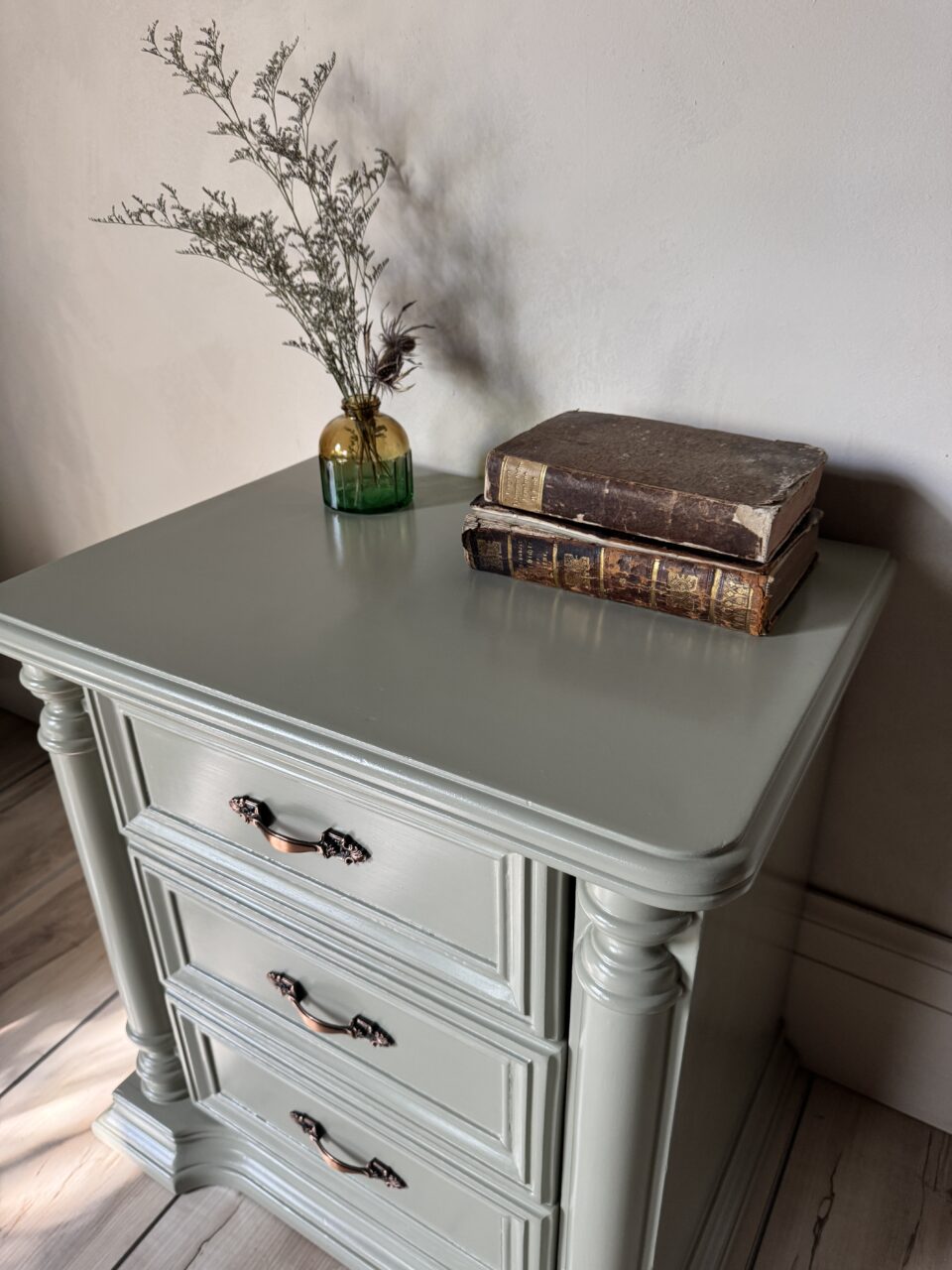 Custom Blend Nightstand with Ultra Guard Satin