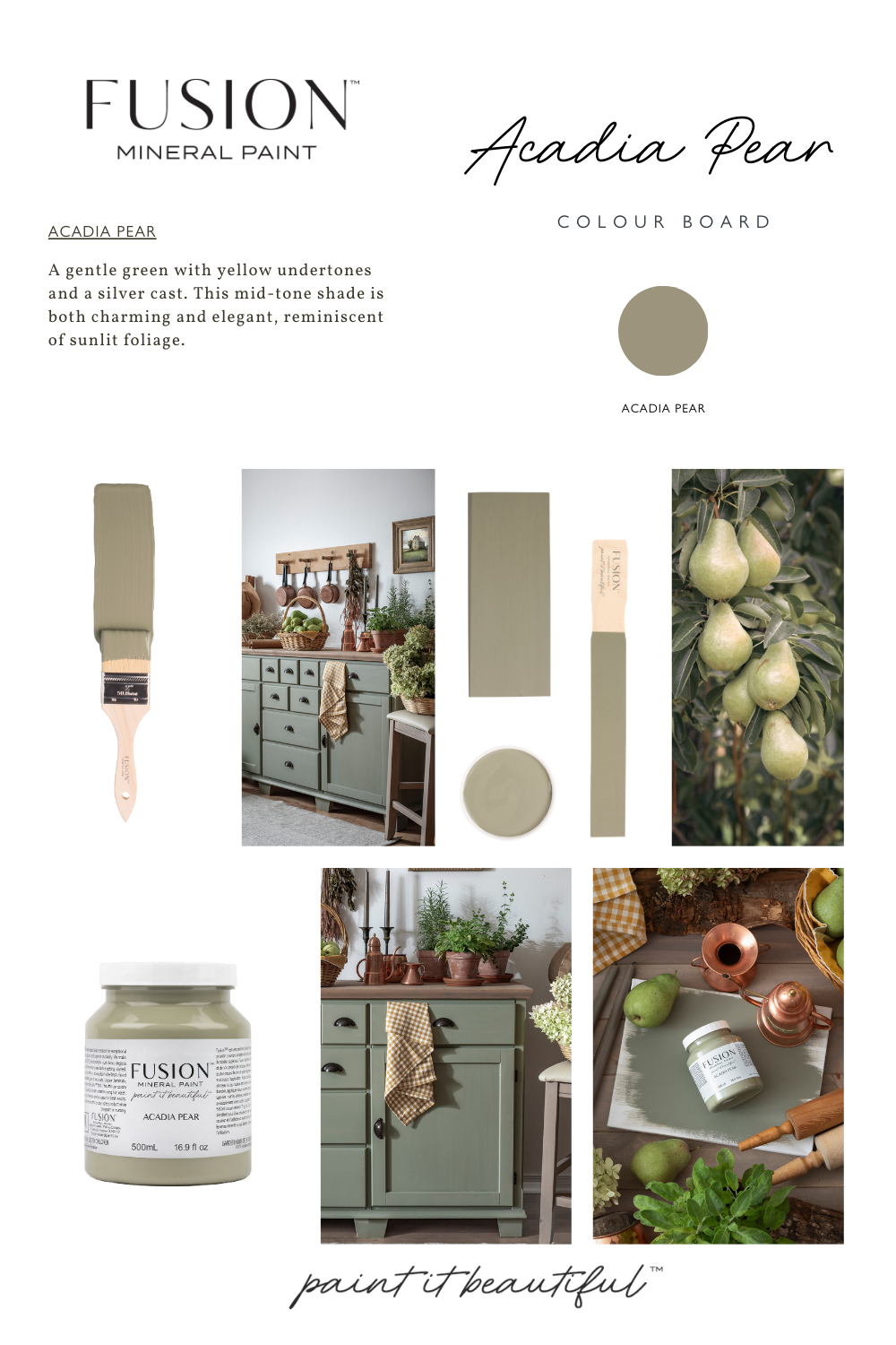 Acadia Pear Fusion™ Mineral Paint’s 2024 Collection